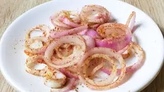 lacchedaar pyaaz, lacchedaar onion salad.