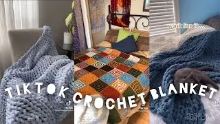 TIKTOK CROCHET/KNIT COMPILATION (blanket edition #2) 🧶
