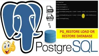 How To Restore PostgreSQL Database Using pg_restore Command In Command Prompt || PostgreSQL Tutorial