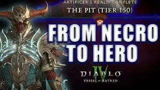 Necro Player BLASTS PIT 150 as Spiritborn | Diablo 4 Spiritborn Season 6 Build #skulm #diablo4