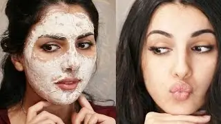 وصفه  لتقليص المسام وشد البشره وتفتيحها لاشراقه طبيعيه 100%| ( DIY PORE REFINING MASK( with subs