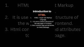 Learn Html step by step Day 1 