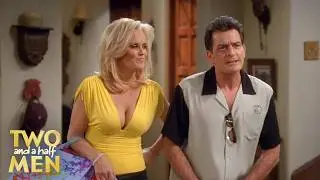Charlies Vegas Trip With His Woman | Two and a Half Men