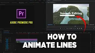 How To Animate Lines Adobe Premiere Pro Tutorial