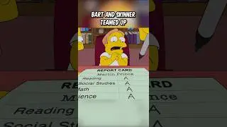 Bart and Skinner teamed up