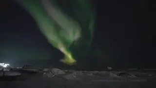 Северное сияние в Воркуте