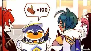 【Genshin Impact comic Dub】Collecting Logs !