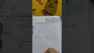 In a parallelogram ABCD, if angle DAB = 75° and angle DBC = 60°, then angle BDC=,#quadilaterals ,#yt