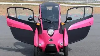 Toyota's i-road. three wheel car