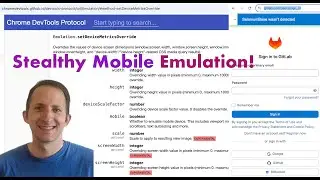 Stealthy Mobile Emulation with CDP (Chrome DevTools Protocol) and Python