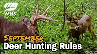 September Deer Hunting Rules
