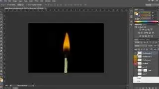 Fire flame animation in Photoshop cs6 - part-2