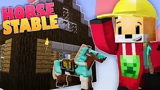 Minecraft Survival | HORSE STABLE | Foxy's Survival World [108]