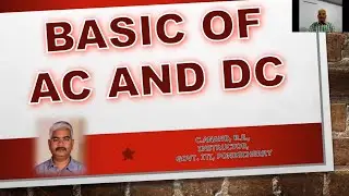 Basics of AC & DC - Sine curve, Cycle, Time period, Frequency, Peak value, Average Value, RMS value