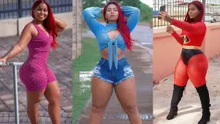Ashana Finesse Beautiful Walking Away Videos Compilation/ Miss curvy/Curvy Model/Fashionnovacurve