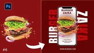 How To Make Social Media Fast Food Post Design In Photoshop 🍔 #photoshop_studioo_ #photoshop #viral