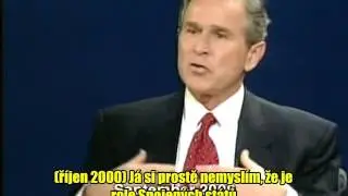 George Bush on America role in the world