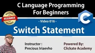 016 - Switch Statements in C Language Programming | C Tutorials for Beginners