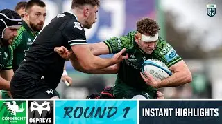 Connacht v Ospreys | Instant Highlights | Round 1 | URC 2023/24