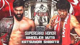 Wheeler Yuta vs. Katsuyori Shibata - ROH Pure Championship - Supercard of Honor 2023 - Highlights.