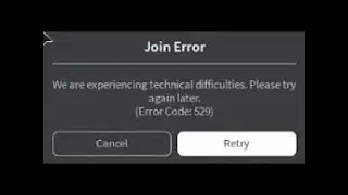 We are experiencing technical difficulties please try again later- Roblox !!!!!
