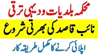 Local Government Jobs 2021 | Naib Qasid Jobs in Kpk 2021 | Government Jobs 2021 Pakistan