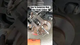 How To Compress A Disc Brake Caliper Piston 