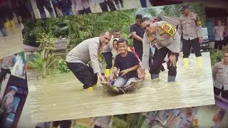 KAPOLRES ACEH UTARA TINJAU BANJIR DI LHOKSUKON & MATANGKULI
