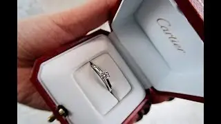 Cartier Unboxing - 1895 Solitaire Ring (Diamond)
