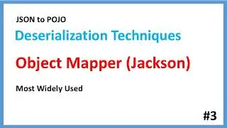 How to convert JSON to POJO using Object Mapper | An Important interview Question