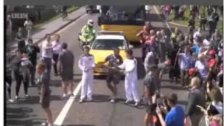 This is the short version and is only 50 seconds long - Richard Walker Carrying the Olympic Flame