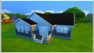 I built a house only using black and white - The Sims 4