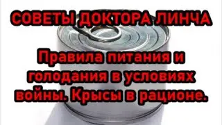 ЛЕКЦИЯ ДОКТОРА ЛИНЧА №8. Питание и голодание в партизанской тактике. Особенности. Крысы в рационе.