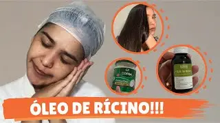 Cronograma Capilar - Umectação com Óleo de Rícino e Óleo de Coco