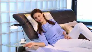 Кровать LOFTLINE с изголовьем KTV. Мебель для спальни Ruf Betten.