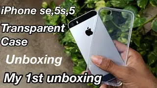 iPhone se,5s,5 transparent case unboxing