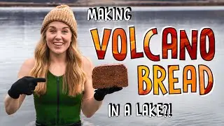 How to bake LAVA bread in Iceland's hot springs! | Maddie Moate