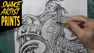 Making Seahorse  T-Shirts