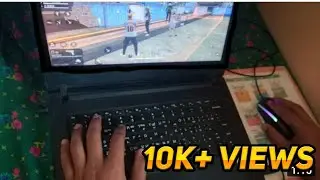 Government laptop handcam video for low end pc by freefire// playing in phoenix os // 