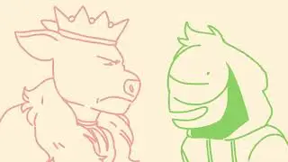 Technoblade steals Dream's mask [ANIMATIC]