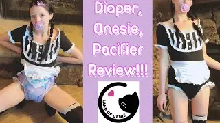 Landofgenie AB/DL review! 💜 Diaper, Onesie, and Pacifier