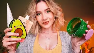 🤤 ASMR Spa Facial Treatment 😴 Massage and Skincare