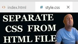 HOW TO MOVE CODE FROM HTML TO CSS FILE IN VISUAL STUDIO CODE