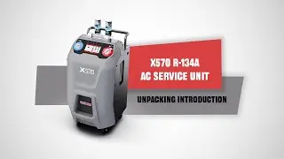 The unpacking introduction of X570 A/C recovery machine