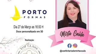 Aula com Mirta Caúla -Receita  Doce personalizado 3D