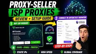👉 Proxy Seller Static ISP Proxies Review 🚀  Buy + Connect to Antidetect Browser Step by Step