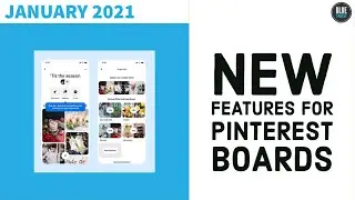 New Features for Pinterest Boards