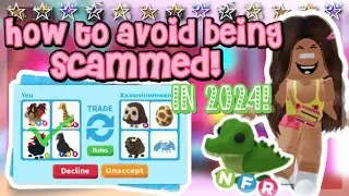 How to avoid being 🚫SCAMMED🚫 in ADOPT ME 2024! 😱‼️