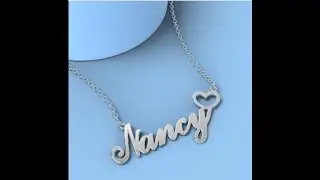 Make Name Pendant in Photoshop in 5 mins