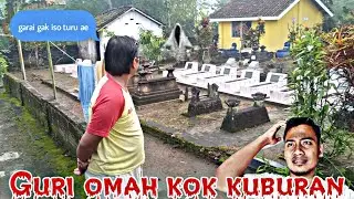 Penampakan kuburan di belakang rumah || vlog